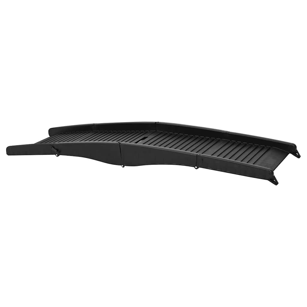 Rampa Plegable Para Perros Plástico Negro 153x40x12,5 Cm_3