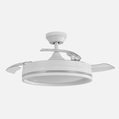 Ventilador Dc Cerrato Blanco 72w 3aspas Desplegables 107d 7200lm 6vel 3000k,4500k,6000k, Remoto+temporizador+memoria_2
