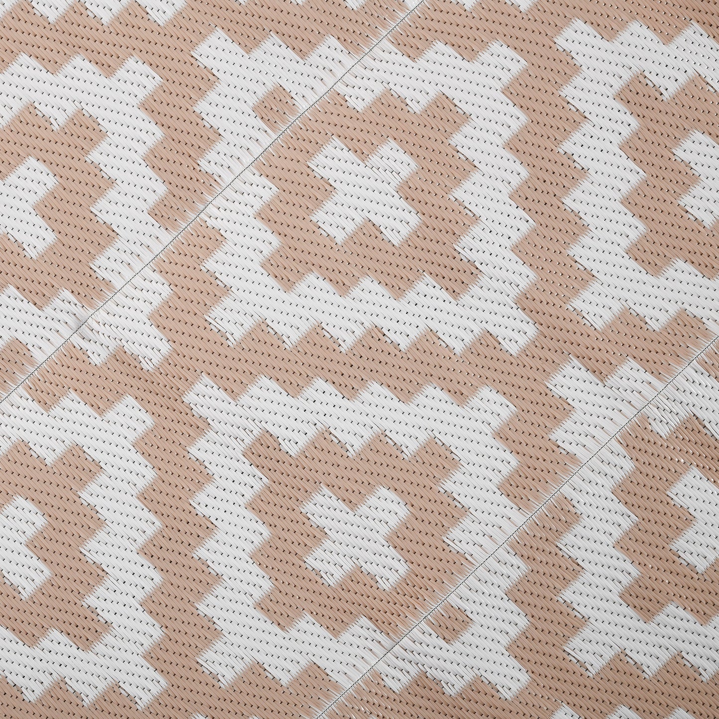 Outsunny Alfombra De Exterior 182x274 Cm Con Patrón Geométrico De Rombos_3