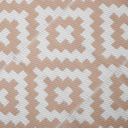 Outsunny Alfombra De Exterior 182x274 Cm Con Patrón Geométrico De Rombos_3