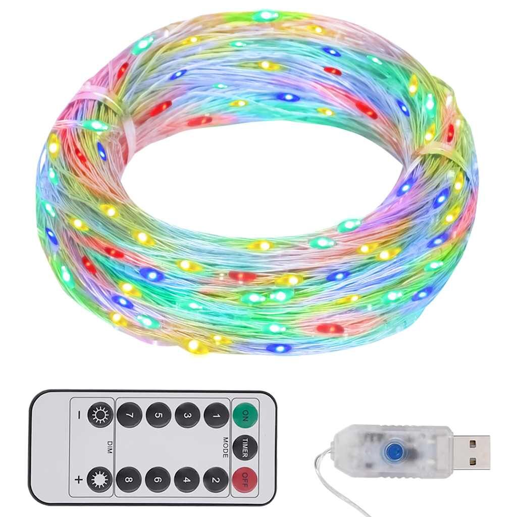 Vidaxl Tira De Luces Con 300 Led Pvc Multicolor 30 M_0