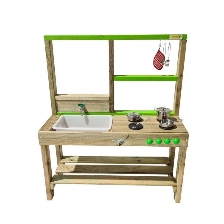 Cocinita Infantil De Madera Para Exterior Masgames Spicy._0