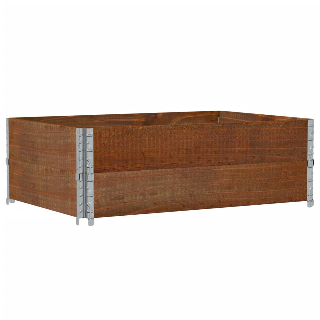 Jardinera De Madera Maciza De Pino Marrón 120x80 Cm_4