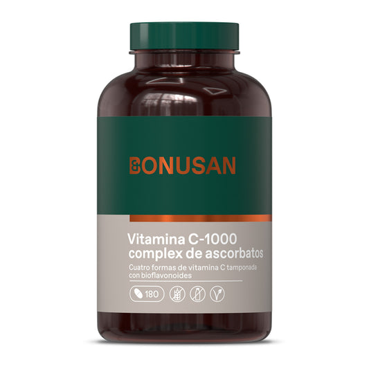 Complexo de ascorbato de vitamina C-1000 Bonusan 180 comprimidos