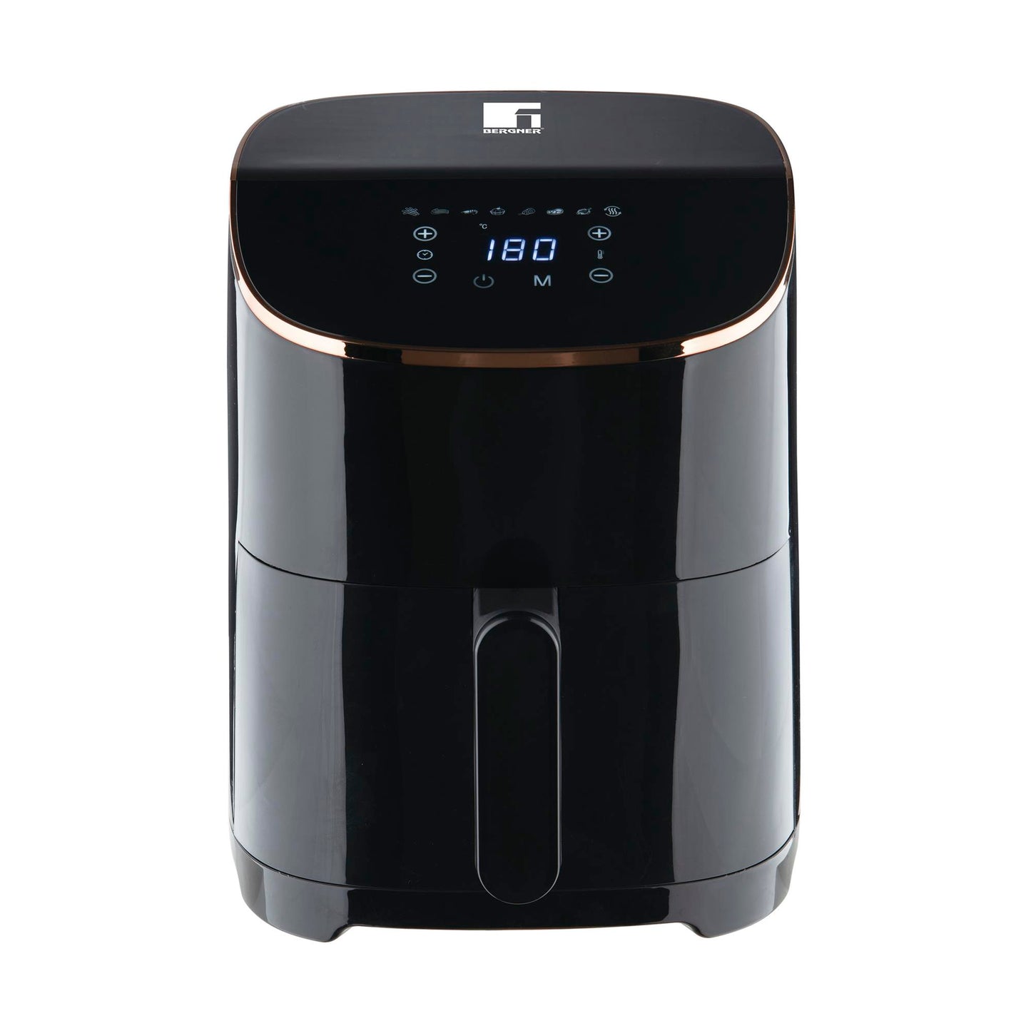 Freidora De Aire 4.8l 1000w Con Temporizador Y Revestimiento Antiadherente Bergner_0