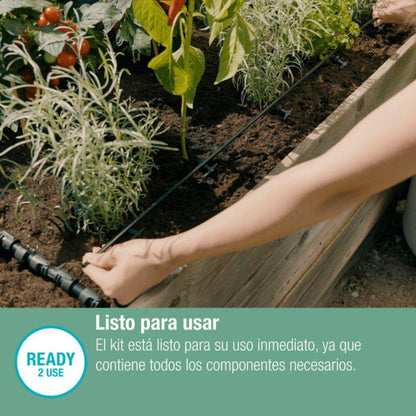 Kit de Rega por Micro-Gotejamento para hortas e canteiros (35 plantas) Microdripsystem Gardena