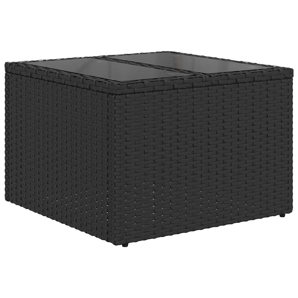 Set De Sofás De Jardín Y Cojines 8 Piezas Ratán Sintético Negro / Vetonek_4