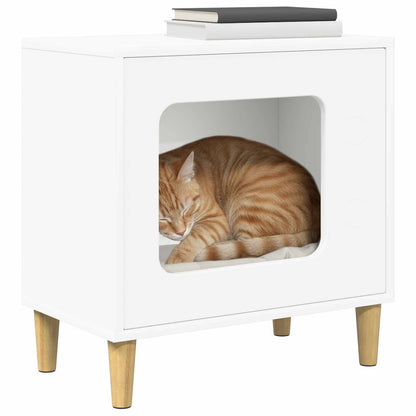 Casa Para Gatos 51 X 30 X 52 Cm Madera De Ingeniería_2