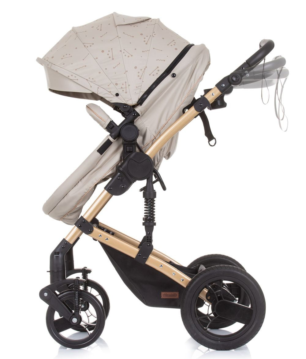 Carrito De Bebé Camea Trío Convertible Con Bolso Sand_2