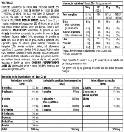 Whey Shake - 1kg - Chocolate - Proteina De Suero Whey - Biotech Usa_5