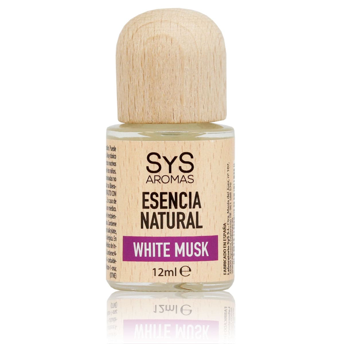 Esencia Natural White Musk 12 ml SYS Aromas | Aroma Almizcle Blanco | Difusores y Aromaterapia_0