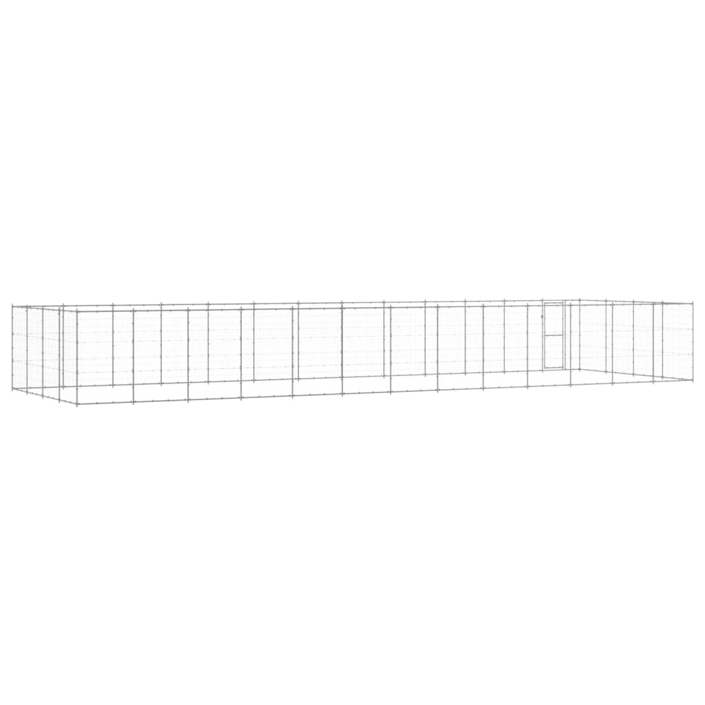 Perrera De Exterior De Acero Galvanizado 53,24 M²_3