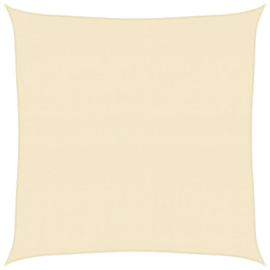 Vidaxl Toldo De Vela Crema Hdpe 160 G/m² 6x6 M_0