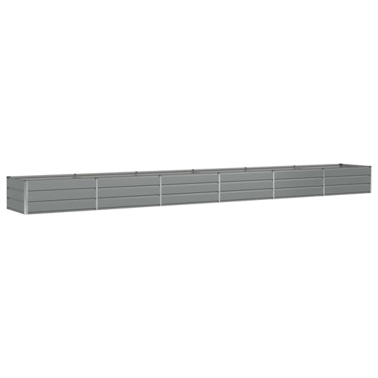 Jardinera Gris Claro 600 X 80 X 45 Cm Acero_0