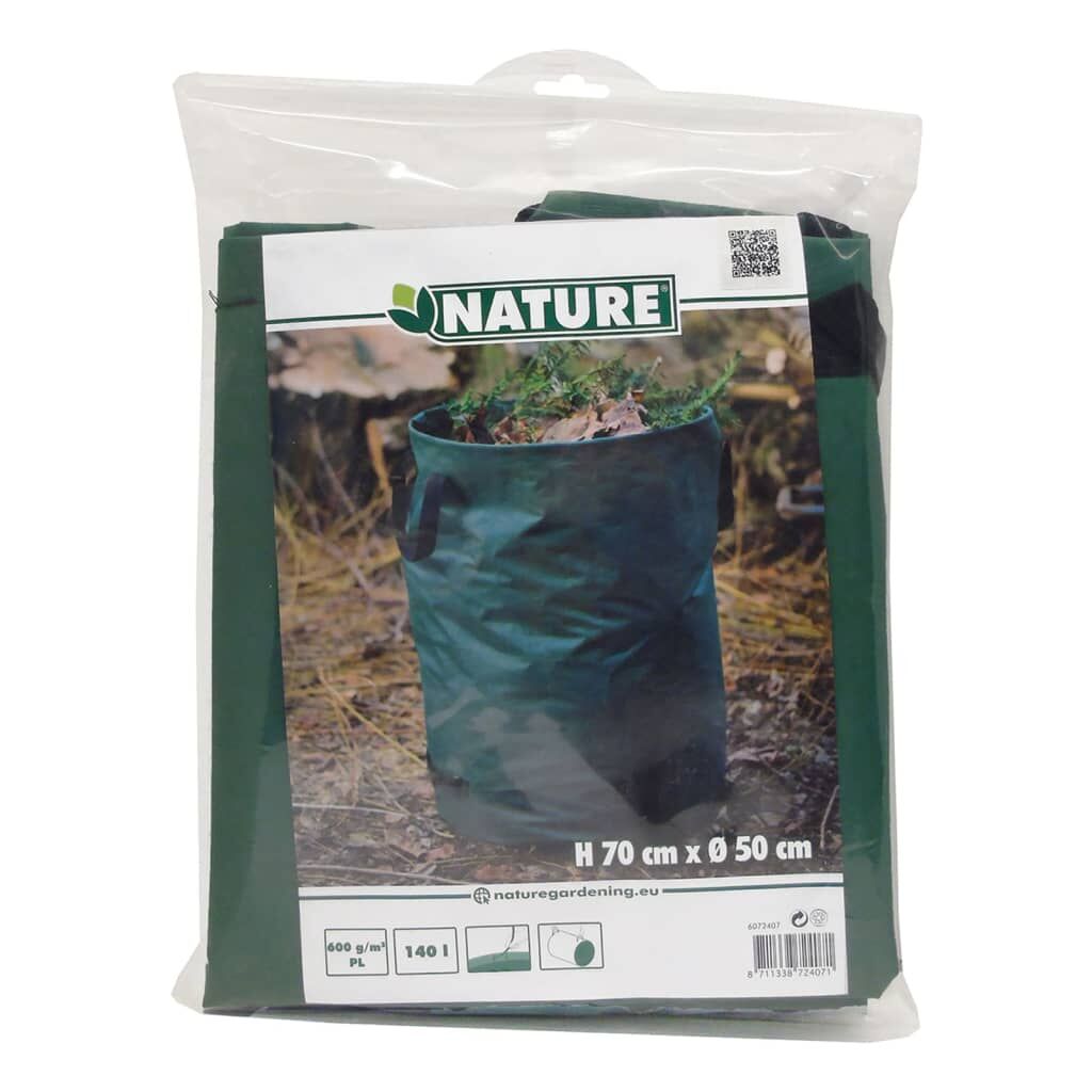 Nature Bolsa De Desechos De Jardín Redonda Verde 140 L_3