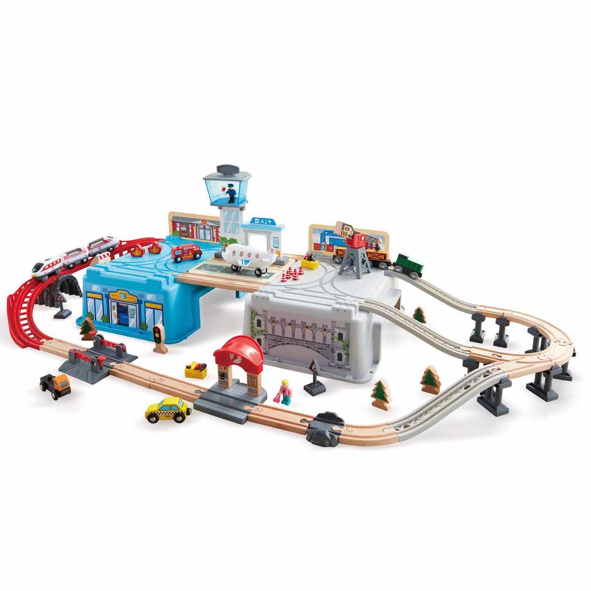 Circuito Tren Mega Metropolis Hape_5