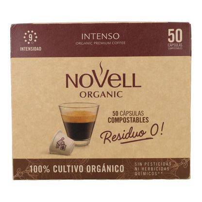 Cápsulas Compostáveis ​​​​Nespresso Intenso 50 cápsulas