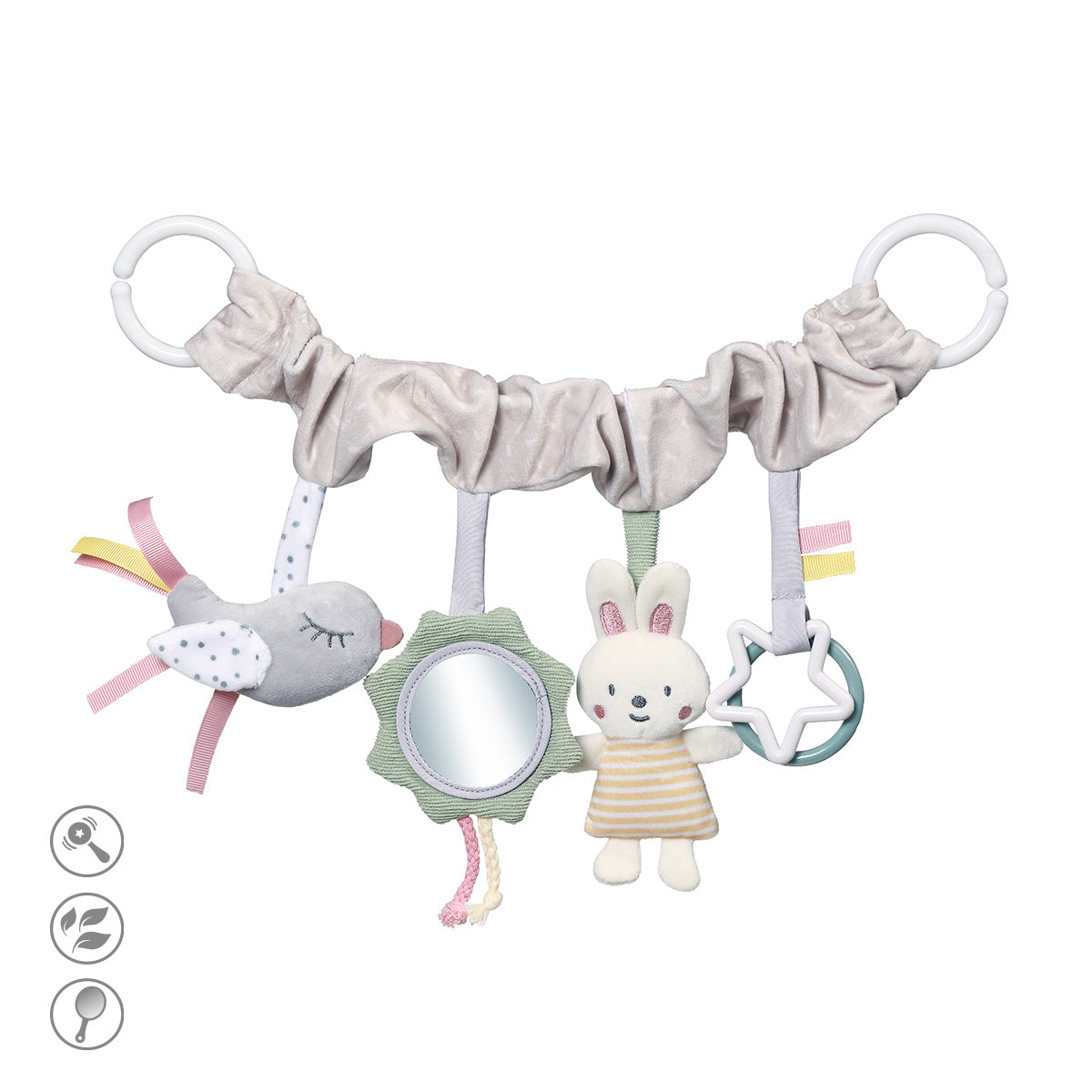 Babyono Juguete Para Cochecito De Bebé Nature | Estimulación Y Calma En Cada Paseo_2