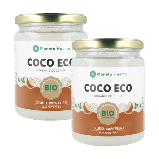Embalagem 2x Óleo de Coco Planeta Huerto 430 ml