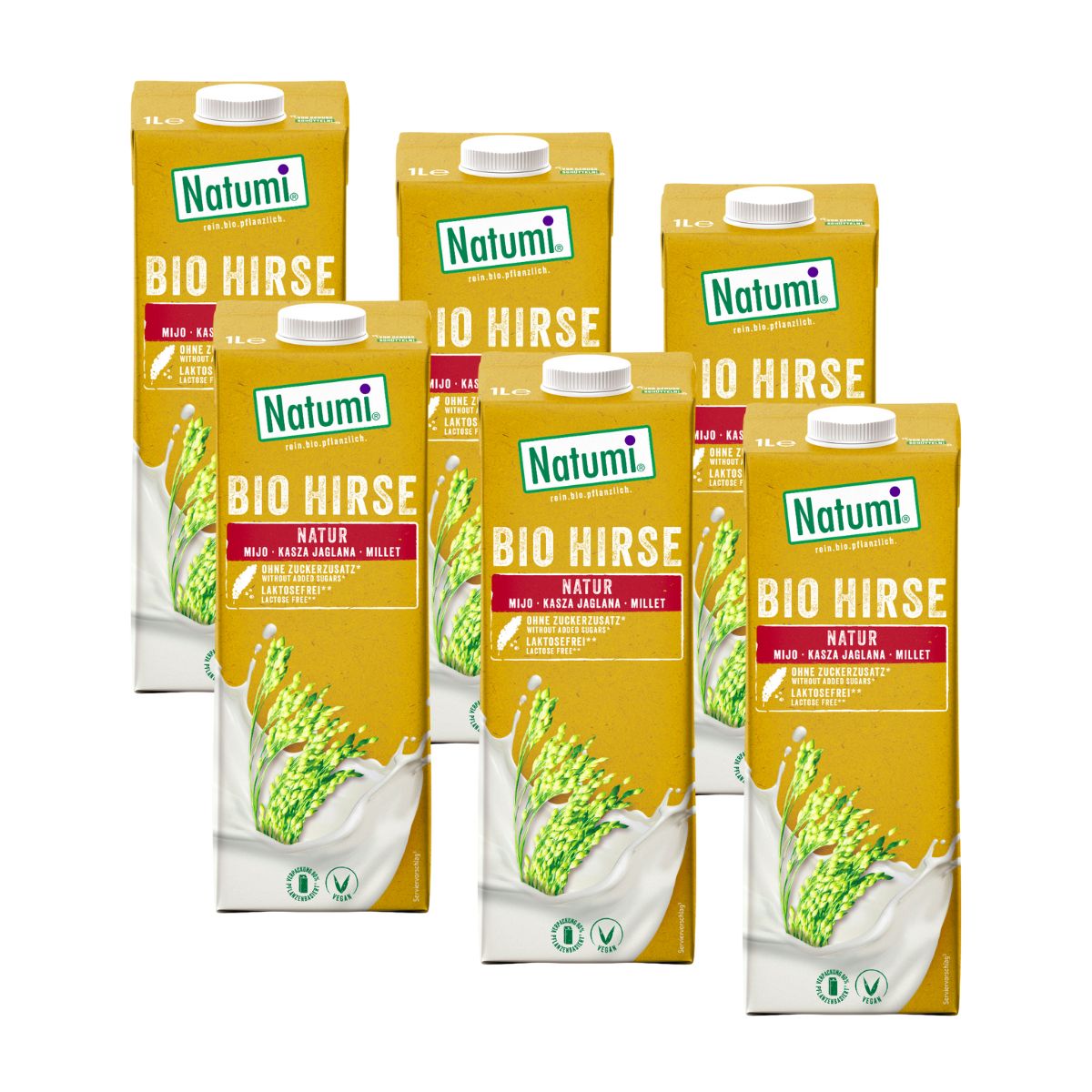 Pack 6 pcs Bebida Natumi Bio Millet 1L
