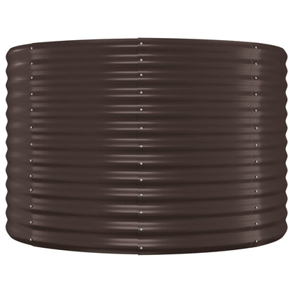 Jardinera Arriate Acero Galvanizado Marrón 175x100x68cm_3