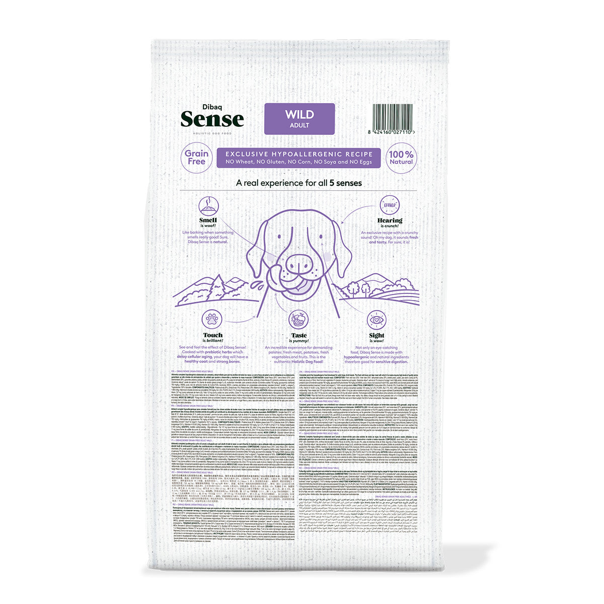 Dibaq Sense Grain Free Jabalí Y Ciervo 2kg_1
