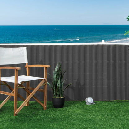 Cañizo Pvc Essential Recycane 20mm Antracita - Cerramiento Ecológico 1,8x3 M / Multicolor_1