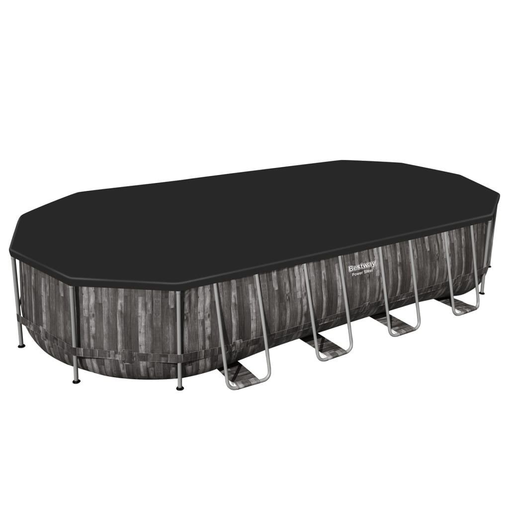 Bestway Conjunto De Piscina Ovalada 7,32x3,66x1,22 Cm_5
