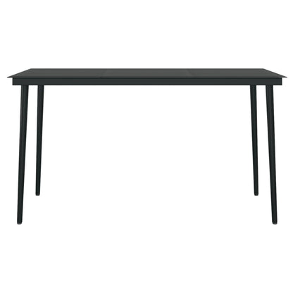 Vidaxl Juego De Comedor De Jardín 5 Piezas Gris_5