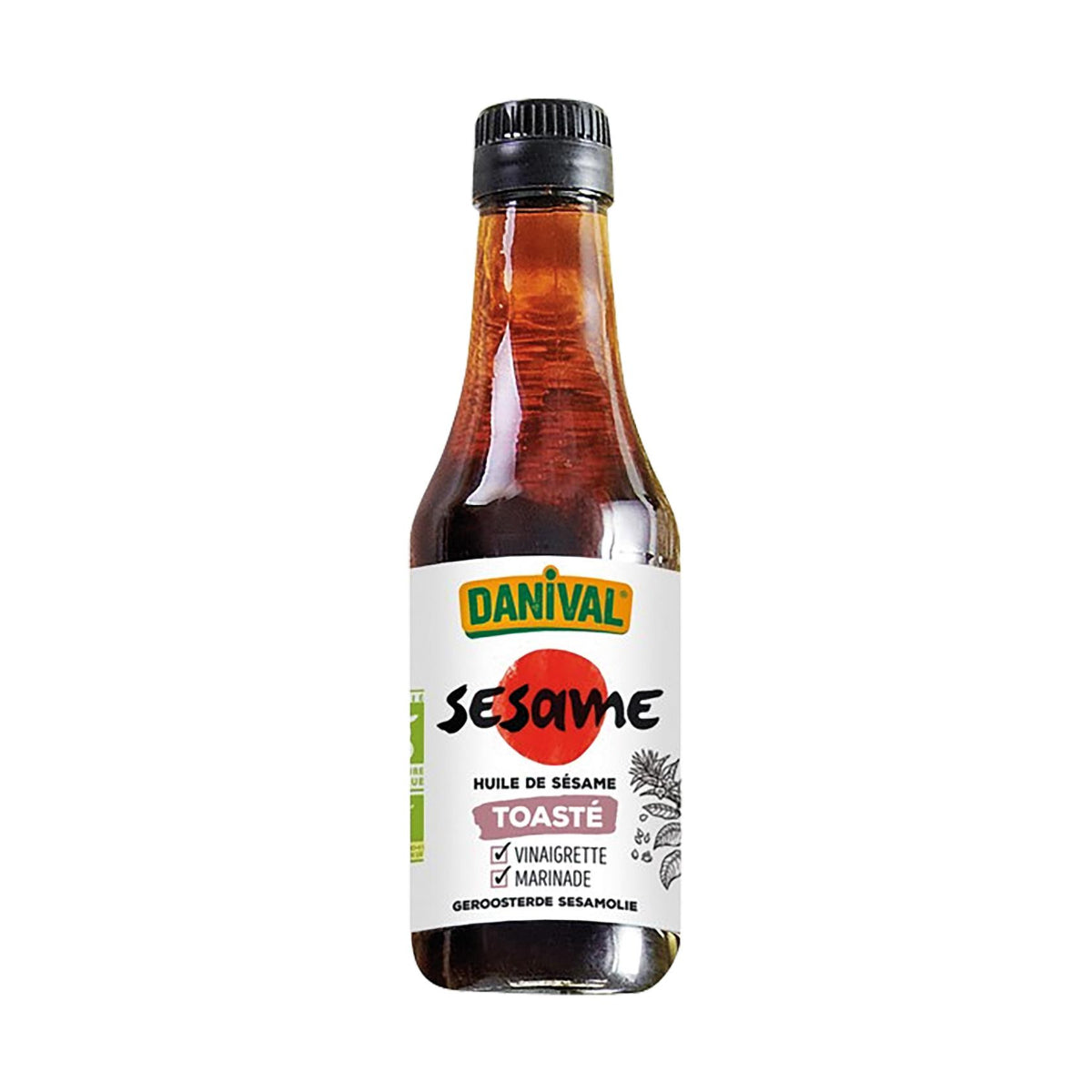 Óleo de Sésamo Torrado Biológico, Danival, 250 ml