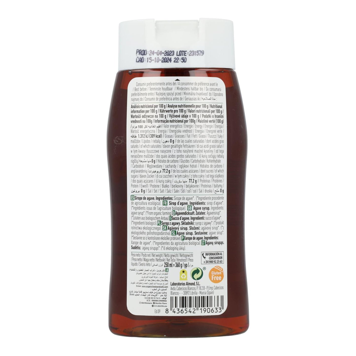 Xarope de Agave Naturgreen Premium
