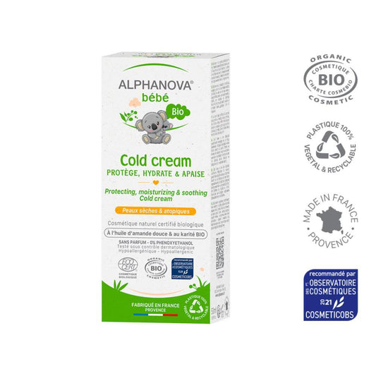 Alphanova Creme Calmante Orgânico para Bebé 50 gr