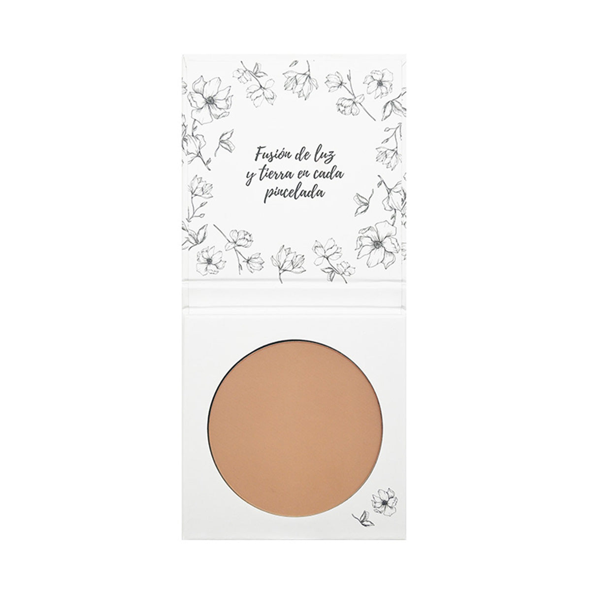 Pó Compacto 03 Terracotta La Bisbal, Acabamento Impecável, Com Rosa Mosqueta e Manteiga de Karité, NaturaBio Cosmetics, 30ml