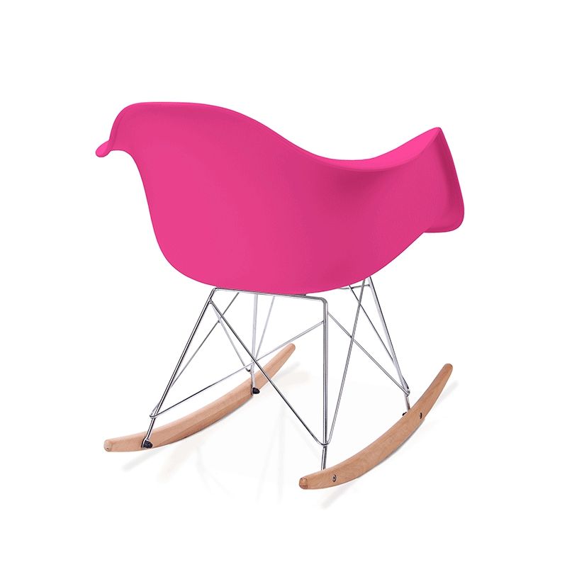 Silla Mecedora Rocker Pvc, Fucsia, 40 X 65 X 69cm_2
