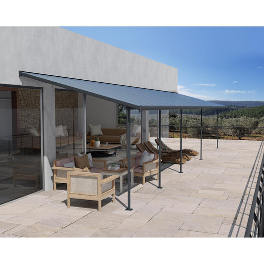 Pérgula anexa cinza Sierra 299x610 m 