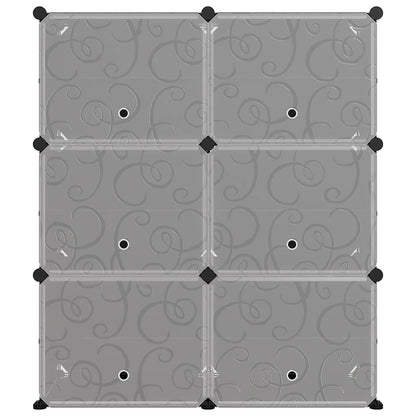 Zapatero Pp Negro 84,5x31x93,5 Cm / Vetonek_4