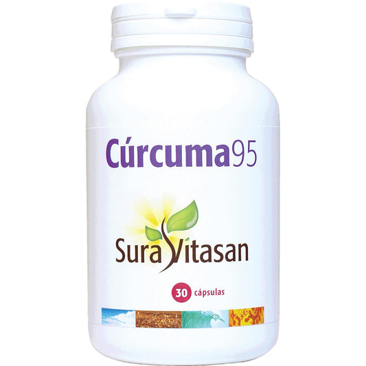 Cúrcuma 95% S 30 Cápsulas com Piperina Sura Vitasan