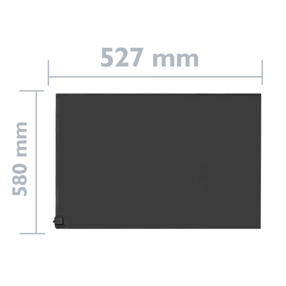 Alfombra Térmica Calefactora Para Plantas Semillero Reptiles Y Cultivo Hidropónico 527x508mm 45w_1