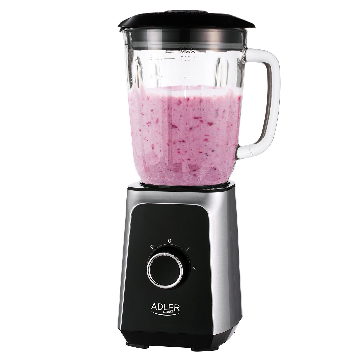 Batidora Vaso Americana, Jarra Cristal 1.5l, 2 Velocidades, Función Picahielo, Cuchillas Acero Adler Ad4076 1000w_4