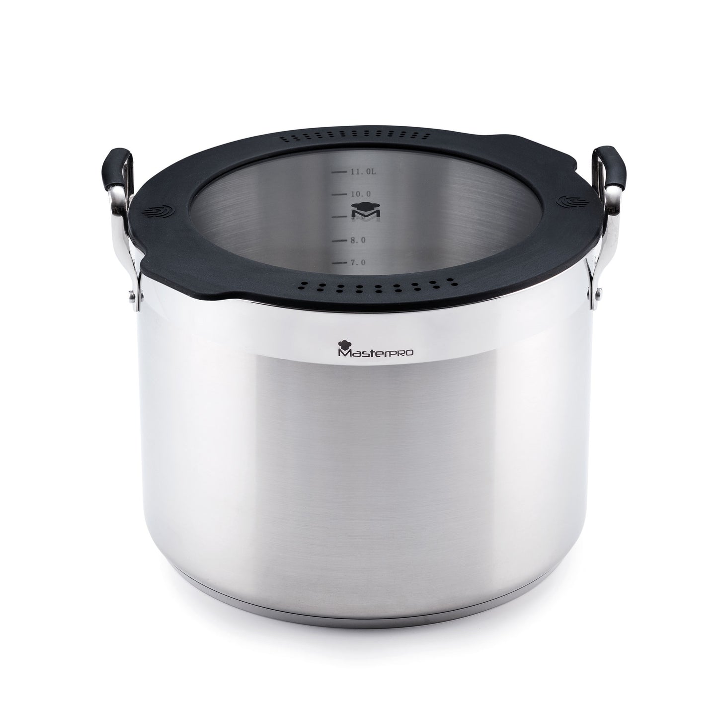 Cacerola 28cm Acero Inox Inducción C/tapa_0