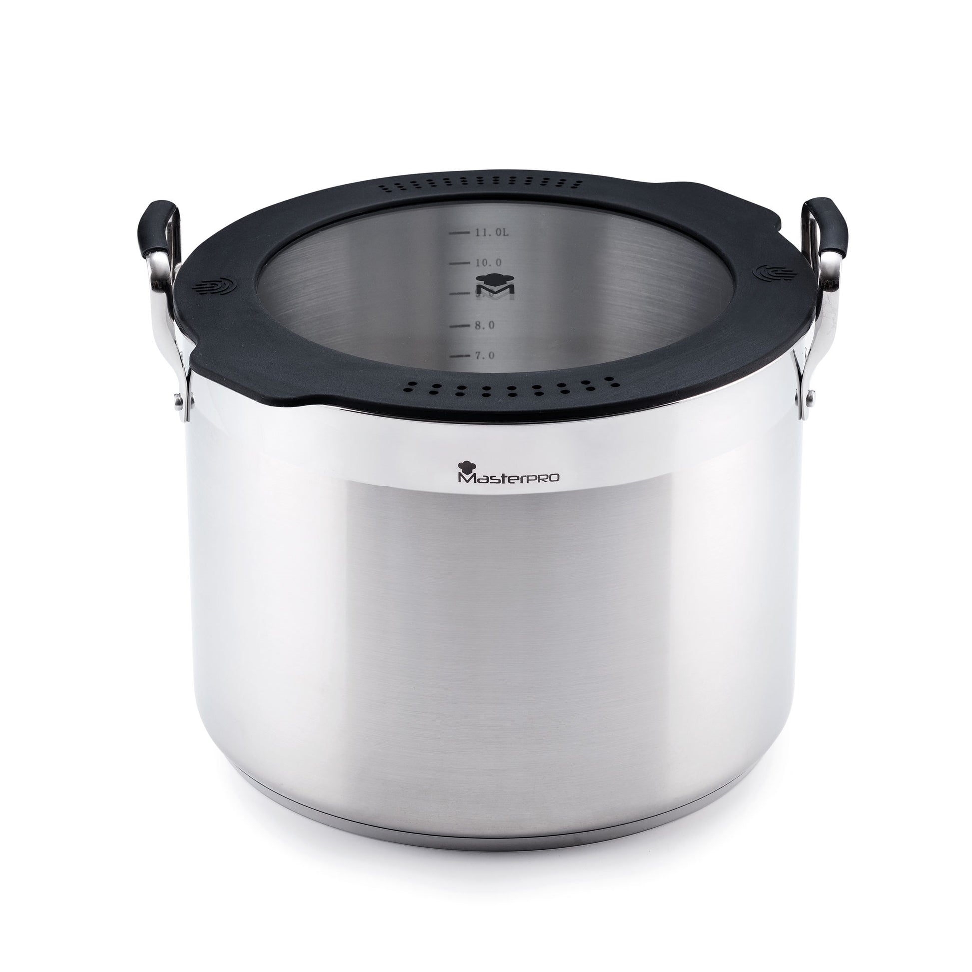 Cacerola 28cm Acero Inox Inducción C/tapa_0