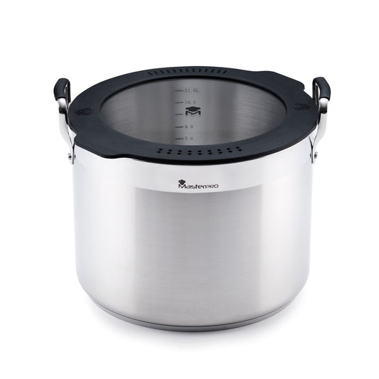 Cacerola 28cm Acero Inox Inducción C/tapa_0