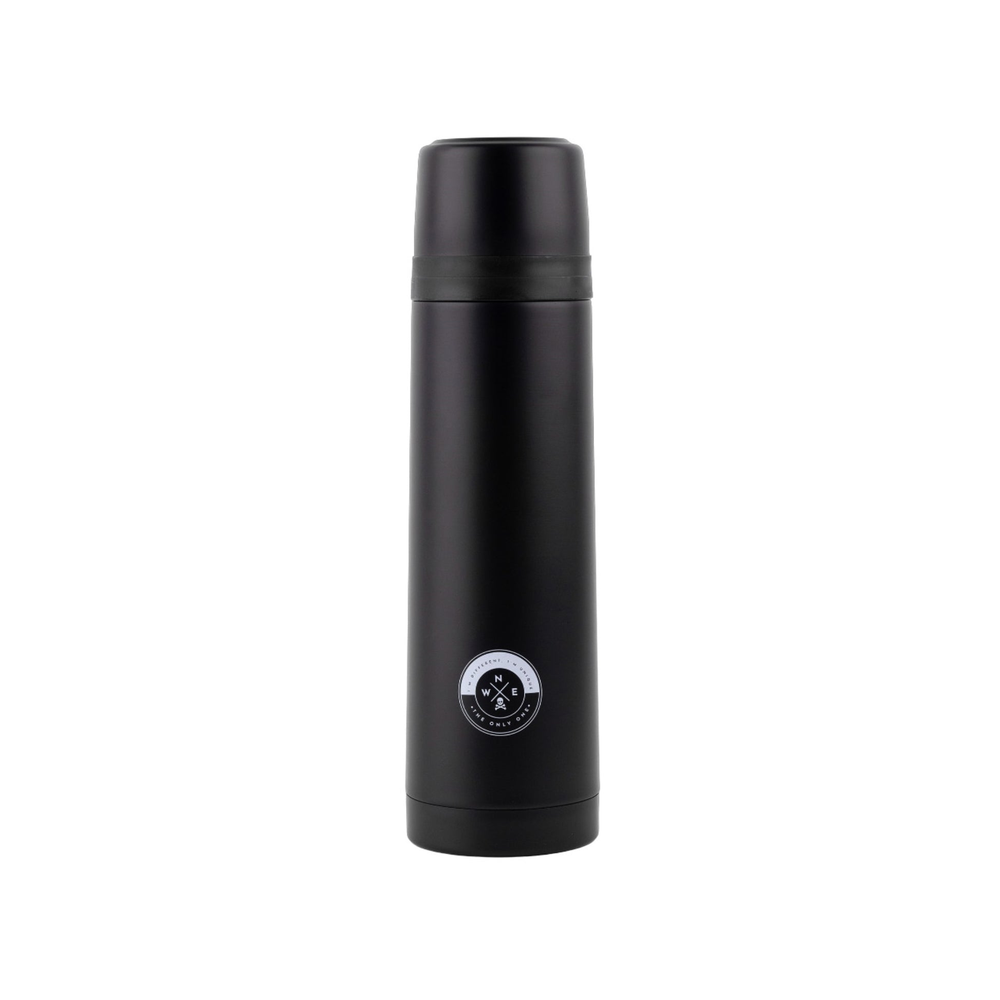 Botella - Termo De Agua 500ml En Acero Inoxidable Negro Scalpers Home_0