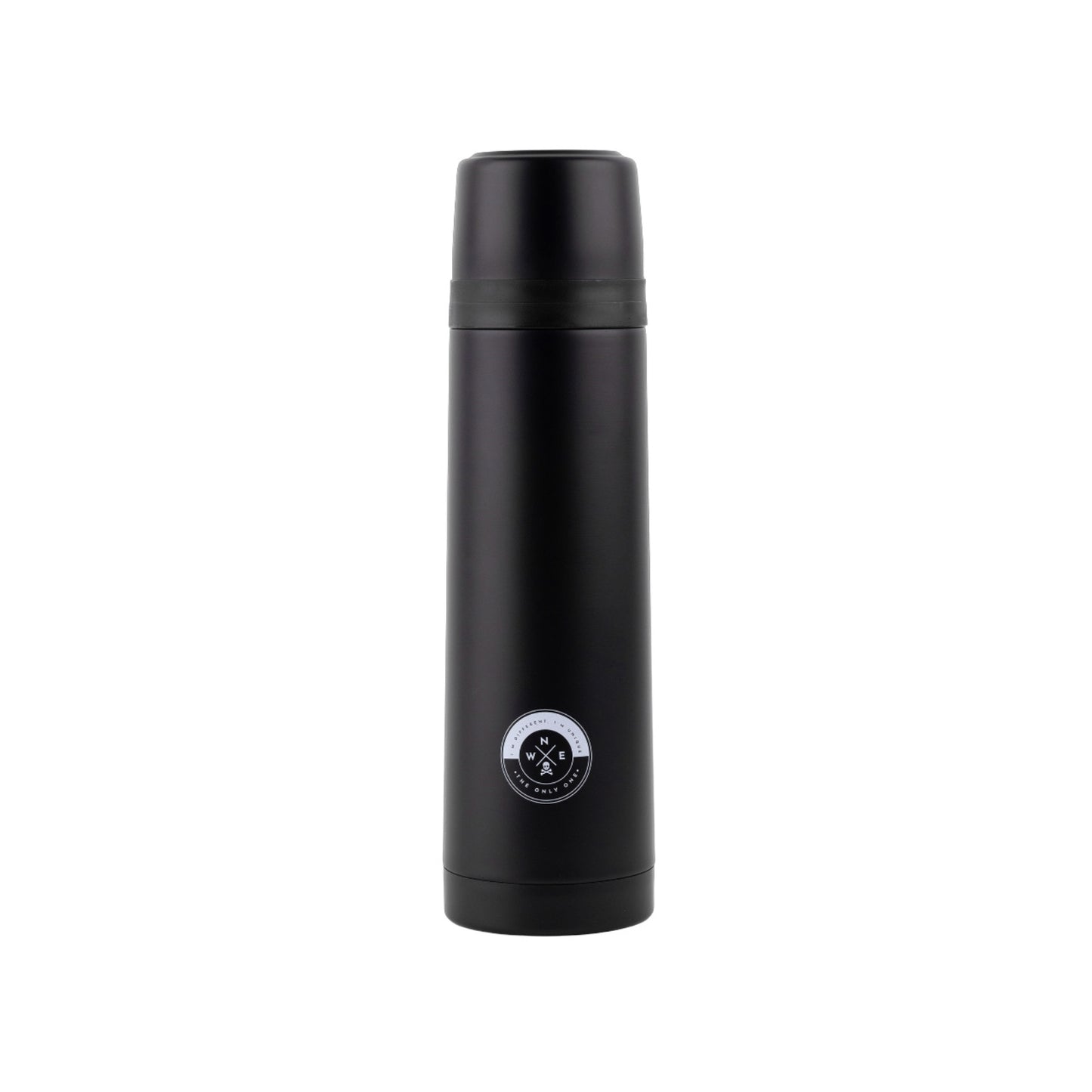 Botella - Termo De Agua 500ml En Acero Inoxidable Negro Scalpers Home_0