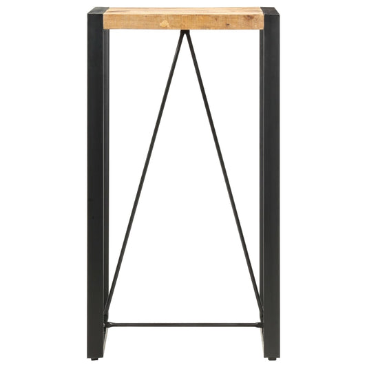 Mesa Alta De Cocina De Madera Maciza De Mango 60x60x110 Cm_0