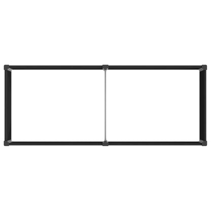 Arriate Elevado Negro 250 X 100 X 91 Cm Wpc Y Aluminio_4