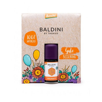 Kit Aroma Energía: Lima, Lemongrass y Naranja, 5 ml, + Colgante de madera en forma de flor