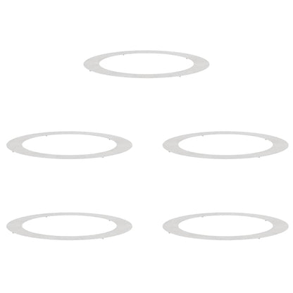 Adecuado Para Anillos De Árbol Plano 5 Uds. Plateado Ø90/120 Cm_0