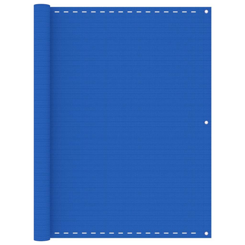 Vidaxl Toldo Para Balcón Hdpe Azul 120x500 Cm_0