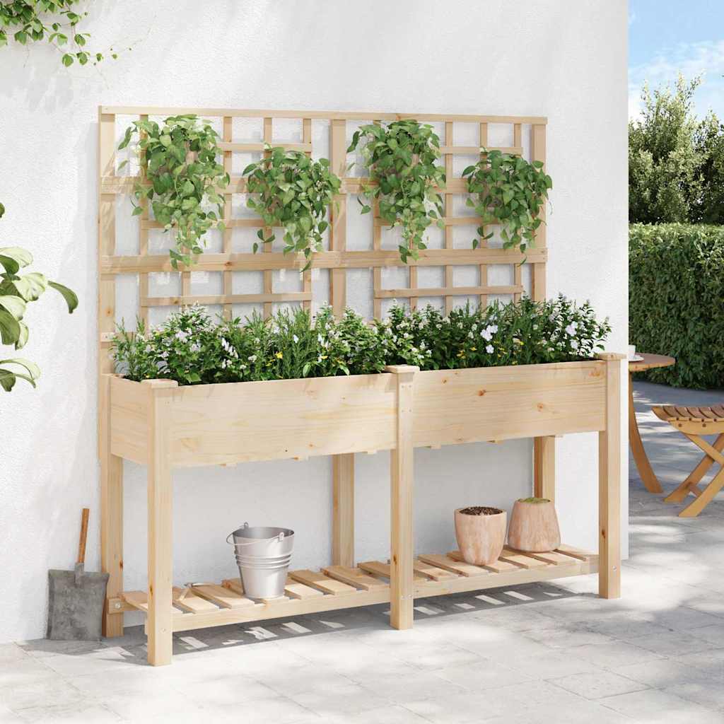 Macetero De Jardín Beige 161 X 46 X 152,5 Cm_3